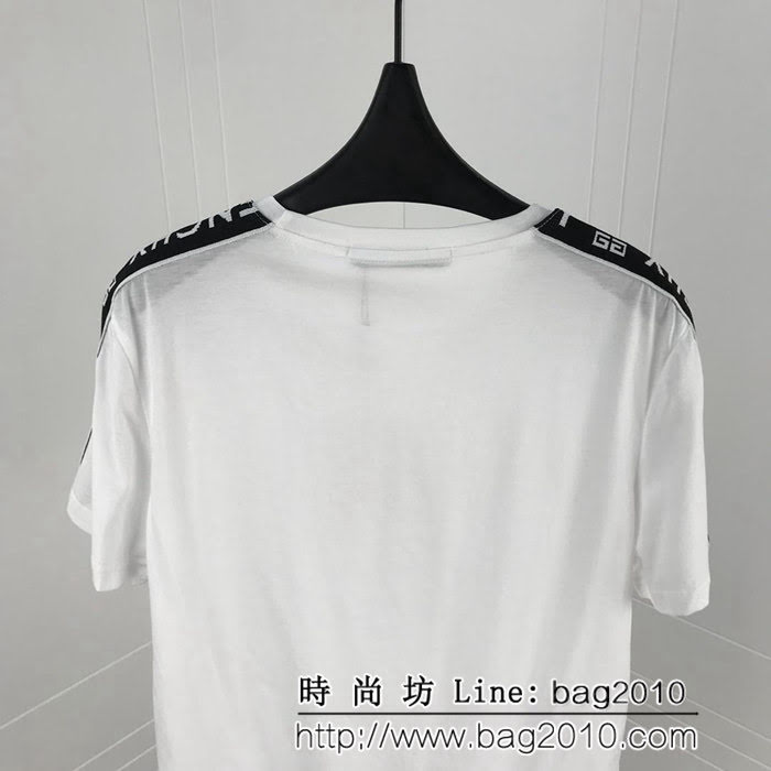 GVC紀梵希 19ss早春新款 雙股絲光棉 男款短袖 簡約百搭款 ydi1776